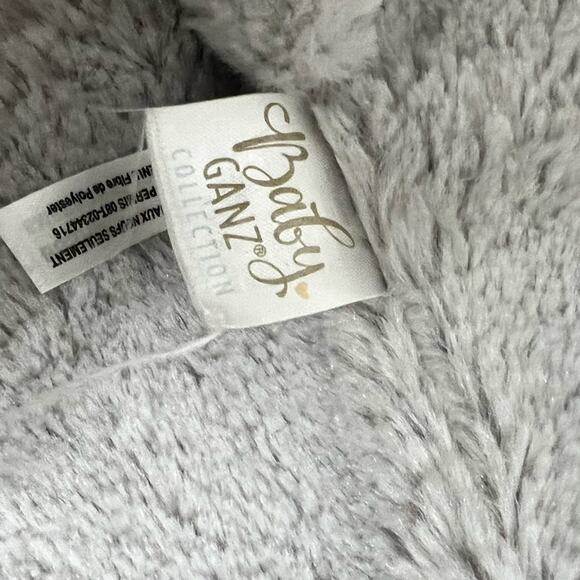 Baby Ganz Emerson Elephant Plush Gray Flat-A-Pat Baby Blanket Lovey 18" - Picture 4 of 6